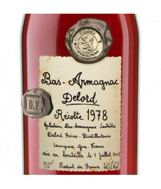 Delord Armagnac Jahrgang 1978 Magnumflasche