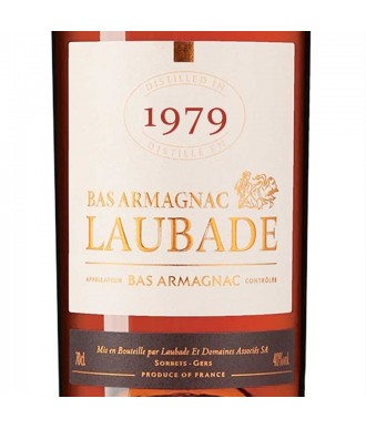 Laubade Armagnac Wijnoogst 1979