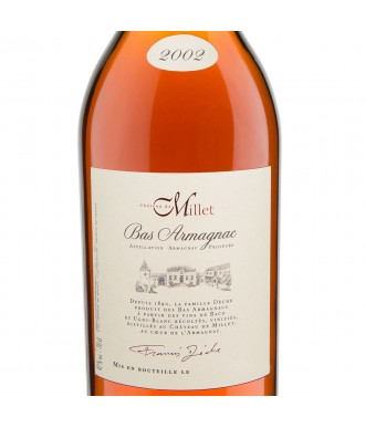 Millet Armagnac Millesime 2002 Magnum