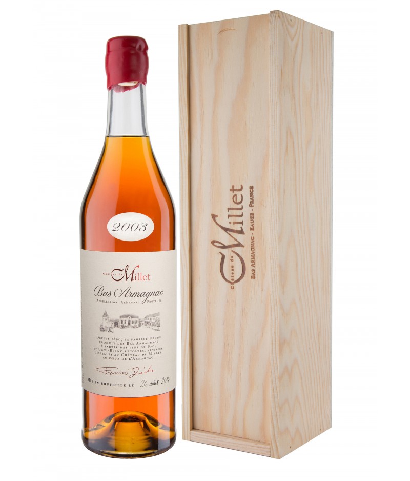 Millet Armagnac Millesime 2003