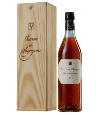 BARON DE SIGOGNAC ARMAGNAC VINTAGE 1893