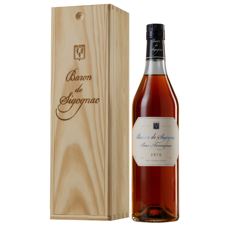 Baron De Sigognac Armagnac Millésimé 1978