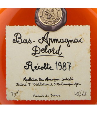 Delord Armagnac Jahrgang 1987