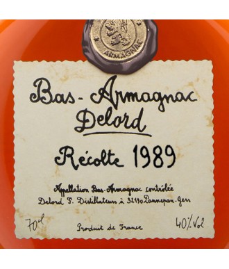 Delord Armagnac årgang 1989