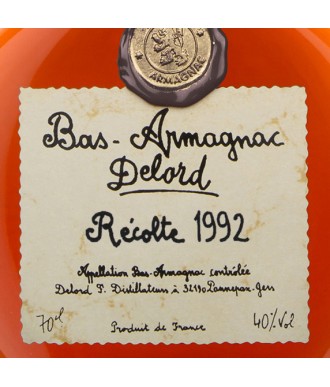 Delord Armagnac Wijnoogst 1992