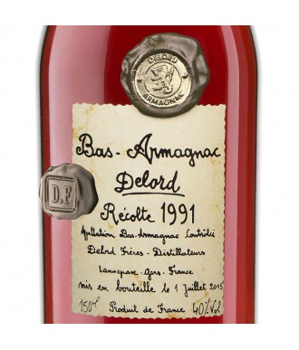 Delord Armagnac Jahrgang 1991 Magnumflasche