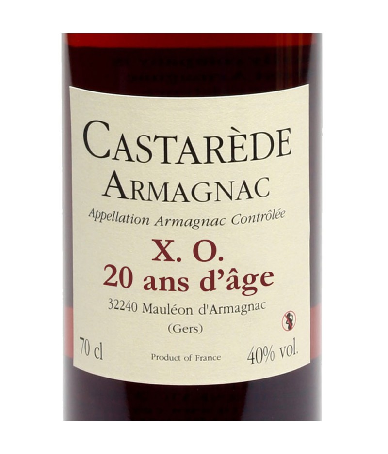 Castarede Armagnac Xo | Plaisirs de Gascogne