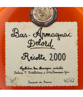 Delord Armagnac Wijnoogst 2000