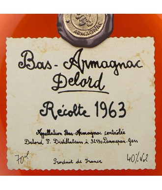 Delord Armagnac årgang 1963