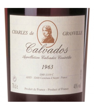 CHARLES DE GRANVILLE CALVADOS 1963