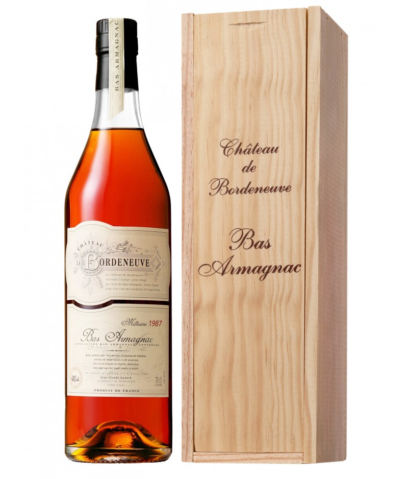 Château De Bordeneuve Armagnac Millésimé 1987