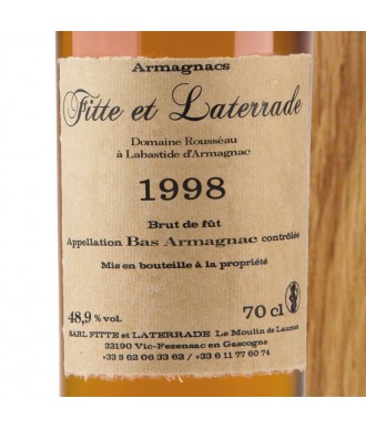 Fitte Et Laterrade Armagnac Jahrgang 1998