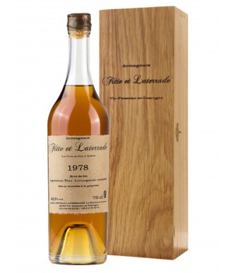 Fitte Et Laterrade Armagnac Millésime 1978