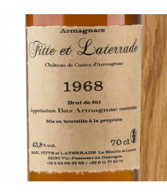Fitte Et Laterrade Armagnac Vintage 1968