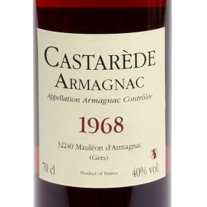 Castarède Armagnac Vintage 1968