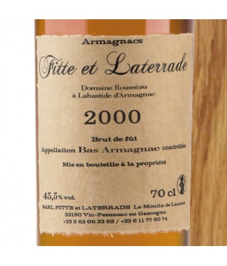 Fitte Et Laterrade Armagnac Jahrgang 2000