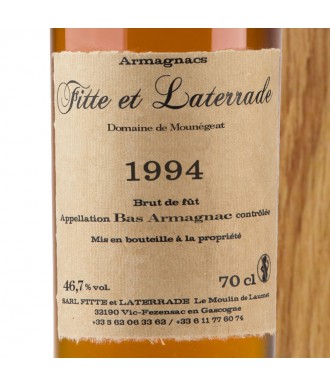 Fitte Et Laterrade Armagnac Vintage 1994
