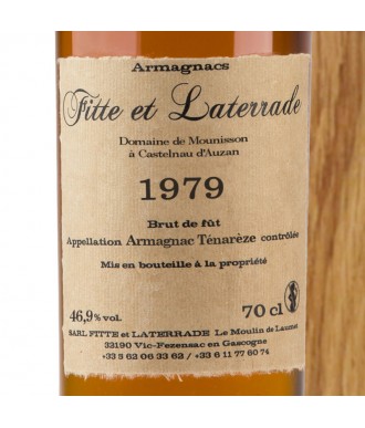 Fitte Et Laterrade Armagnac Vintage 1979
