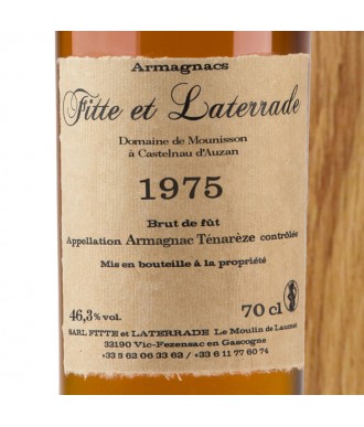 Fitte Et Laterrade Armagnac Jahrgang 1975