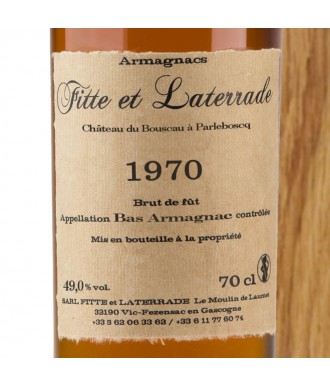 Fitte Et Laterrade Armagnac Jahrgang 1970