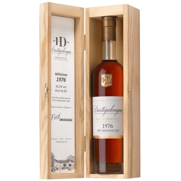 Dartigalongue Armagnac Brut de Fût 1976 Sélection Fest'Armagnac