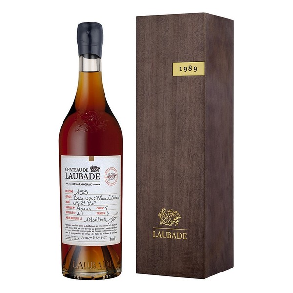 Laubade Armagnac Brut de Fût 1989
