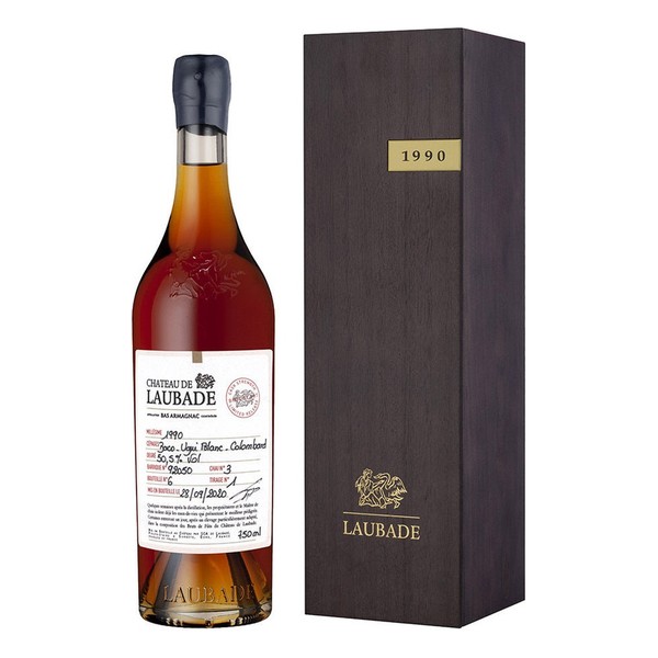 Laubade Armagnac Brut de Fût 1990
