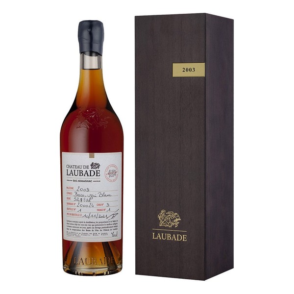 Laubade Armagnac Brut de Fût 2003