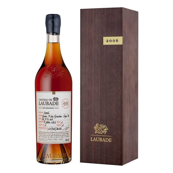 Laubade Armagnac Brut de Fût 2006