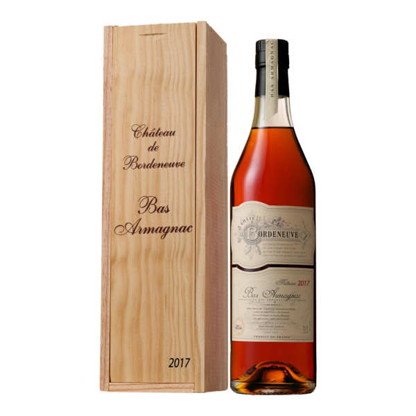 Château De Bordeneuve Vintage Armagnac 2017 Fatstyrka
