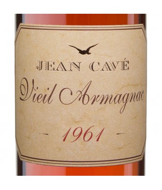 Jean Cavé Bas-Armagnac Millésimé 1961