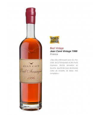 Jean Cavé Bas-Armagnac Millésimé 1996