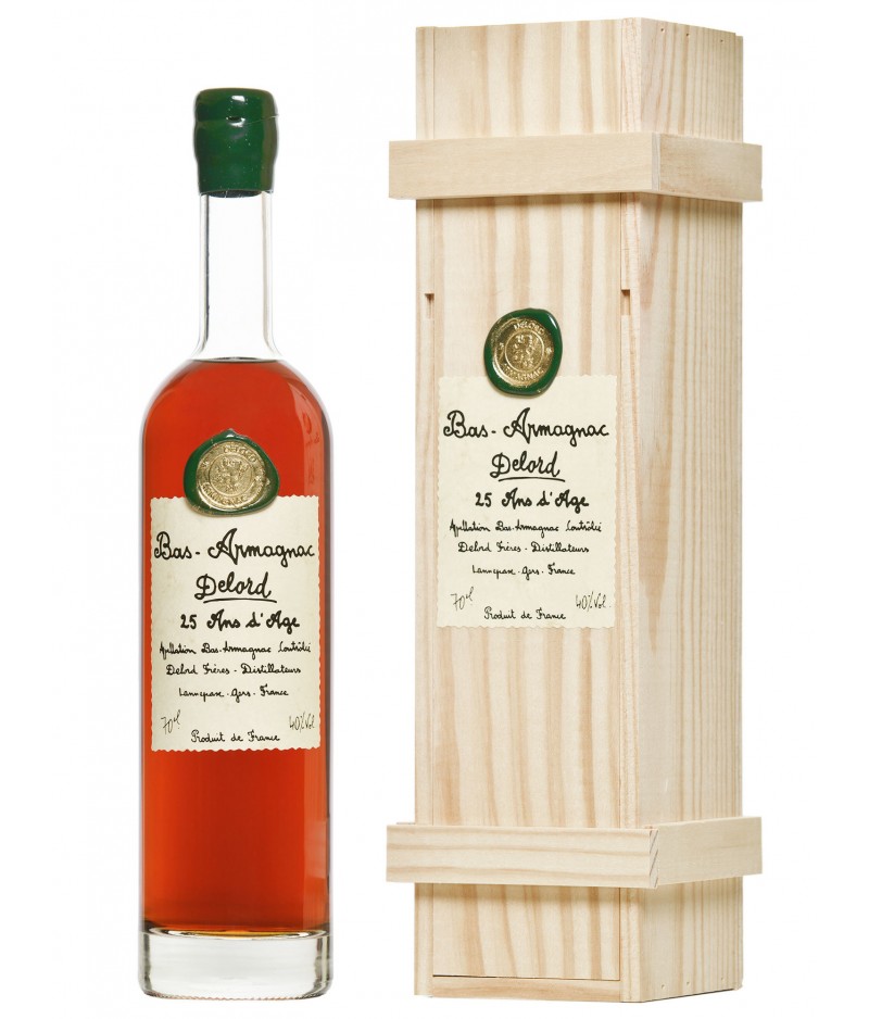 DELORD ARMAGNAC 25 YEARS D'ÂGE