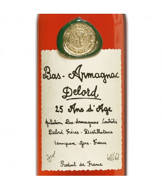 DELORD ARMAGNAC 25 YEARS D'ÂGE