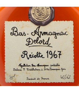 Delord Armagnac Millésime 1967