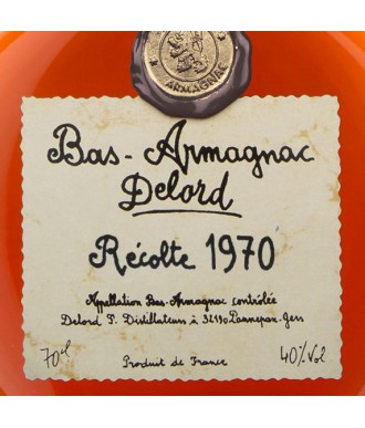 Delord Armagnac Vintage 1970