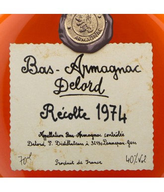 Delord Armagnac Millésime 1974