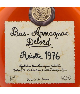 DELORD ARMAGNAC VINTAGE 1976