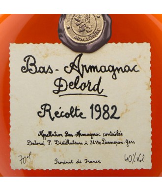 Delord Armagnac Millésime 1982