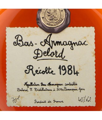 Delord Armagnac Millésime 1984