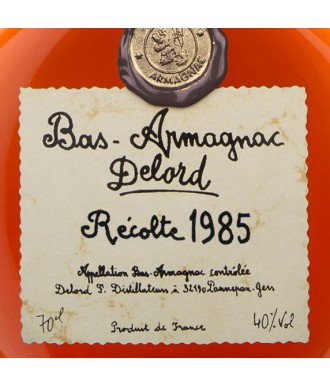Delord Armagnac Millésime 1985